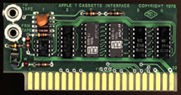 Apple 1 cassette front