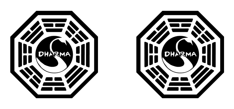 dharma disk II labels